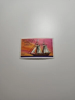 ST LUCIA SHIP OF THE REVOLUTINARY PERIOD POSTAGE STAMP - Image 1 of 2