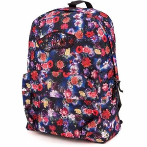 Mochila Bolso para Libros Vans Realm Clásico Parche Galaxy Estampado Floral Nuevo Con Etiquetas - Imagen 1 de 4