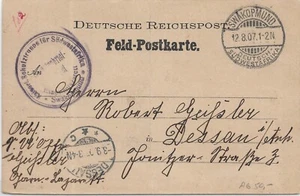 1907 Swankopmund, German South West Africa to Dresden, Germany (HS1359) - Picture 1 of 2
