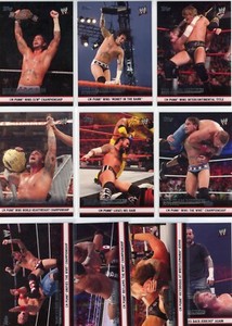 2012 Topps WWE Complete 10-card TOP CLASS MATCHES PUNK'S PICKS Insert Set
