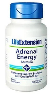 TWO PACK SALE Life Extension Adrenal Energy Formula 60 caps TAKE OFF $5 - Picture 1 of 1