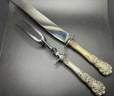 Juego de talla grande asado Buttercup de Gorham de plata de ley Foto 1 de 3