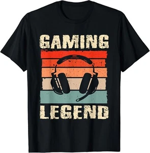Gaming Legend Gamer For Boys Teens Video Games Funny Saying Gift Unisex T-Shirt - Picture 1 of 4