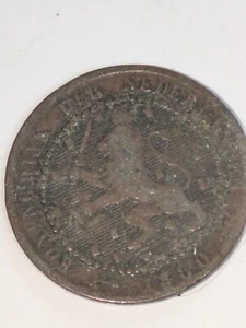 1880 Netherlands One Cent KM-107.1 - Picture 1 of 3