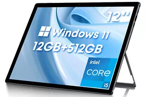 CHUWI UBOOK X 12" Windows 11 Tablet Laptop, Intel i5, 8GB RAM, 256GB SSD - Picture 1 of 1