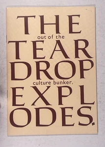 The Teardrop Explodes Programme Original Culture Bunker Souvenir 1981 - Picture 1 of 13