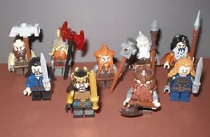 Lego Herr der Ringe Der Hobbit Auswahl Minifiguren Zwerge Thorin und weitere - Bild 1 von 24