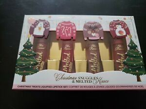 Too Faced Christmas Snuggles & Melted Kisses Liquid Lipstick Set Holiday 