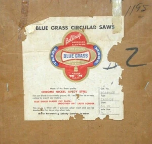 NOS Belknap BLUE GRASS CIRCULAR SAW BLADE 6 1/2" BG661/2CT - Picture 1 of 1