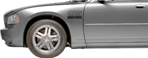 Calcomanías gráficas de vinilo Front Fender Callout a rayas para Dodge Charger 2006 a 2010 - Imagen 1 de 1