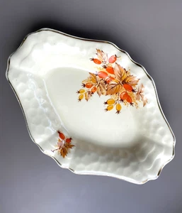 Vintage J&G Mekin Sunshine England Trinket Dish Autumn Colours - Bild 1 von 5