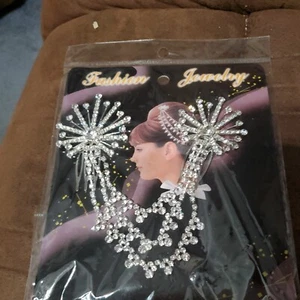 XX 2C Sunnywood Moda Joyería Peine Estrás Accesorio para el Cabello Boda Baile de graduación - Imagen 1 de 6