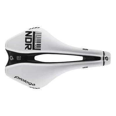 Prologo Dimension NDR Tirox 143 Bicycle Bike Cycle Road Sporty Soft Saddle White - Image 1 of 4