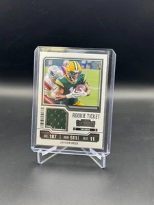 Jayden Reed Packers 2023 Panini Contenders ROOKIE TICKET PATCH #TS18 - Picture 1 of 2
