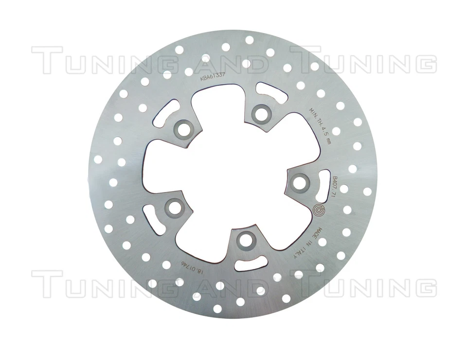 Disco de freno Brembo Serie Oro trasero fijado para Suzuki GSXR750W 1992-1995