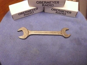 VINTAGE BARCALO BUFFALO 11/16" X 19/32" Comb Double Open End Wrench MADE IN USA! - Picture 1 of 9