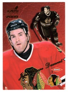 J-P Dumont - Chicago Blackhawks (Hockey Card) 1999-00 Pacific Aurora # 31 MT