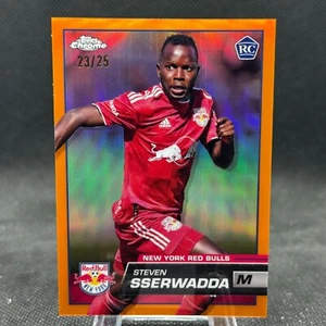 Steven Sserwadda 2023 Topps Chrome MLS Orange /25 New York Red Bulls Rookie #101 - Picture 1 of 3