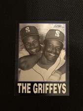 1991 Score #841 Ken Griffey Jr. Ken Griffey Sr. Seattle Mariners
