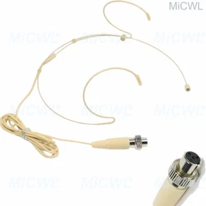 beige ear headset microphone for MiPro wireless system ACT135 - Picture 1 of 5
