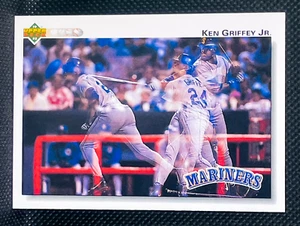 KEN GRIFFEY JR - 1992 Upper Deck #424 - SEATTLE MARINERS - Picture 1 of 2