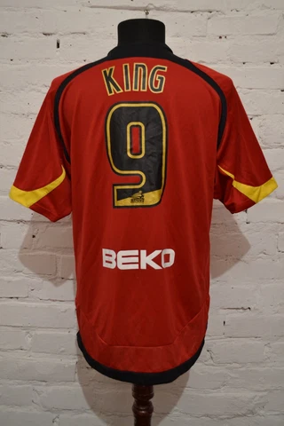 WATFORD AWAY FOOTBALL SHIRT 2007/2008 DIADORA SOCCER JERSEY #9 KING MENS SIZE L Cover
