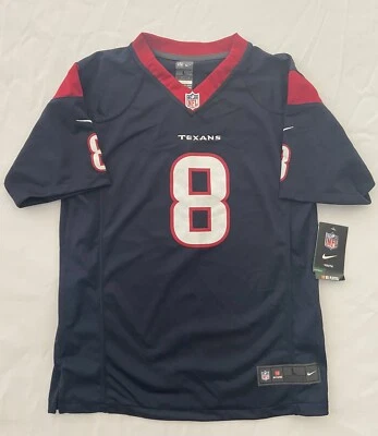 Camiseta Nike de los Houston Texans Matt Schaub On Field juvenil grande azul cosida y etiquetas Foto 1 de 4