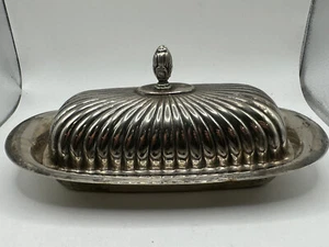 Vintage Silberplatte Butterschale Eales of Sheffield 1779 Silberplatte - Bild 1 von 8
