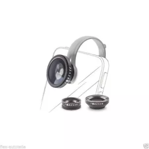 3in1 SL-100 Makro Wide Angle Fisheye Objektiv Linse für Smartphones & Tablet - Bild 1 von 1