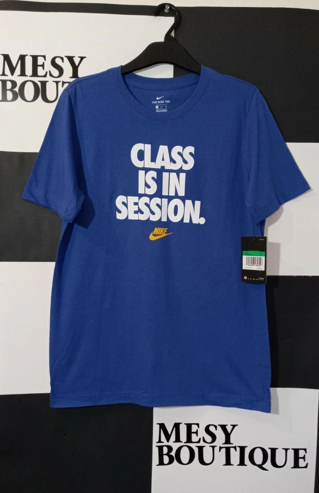 Nike Boys' Class Is In Session Tee Purple Size XL Great Gift BOYS