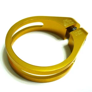 gobike88 KREX gold seatpost clamp, 34.9mm, 12g, CC-075A, 370 - Picture 1 of 1