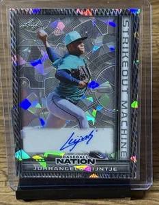 2025 Leaf Baseball Nation Strikeout Machine Jurrangelo Cijntje Auto 15/15 - Bild 1 von 2