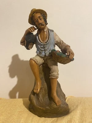 Presepe Statuina Pescatore - Immagine 1 di 4