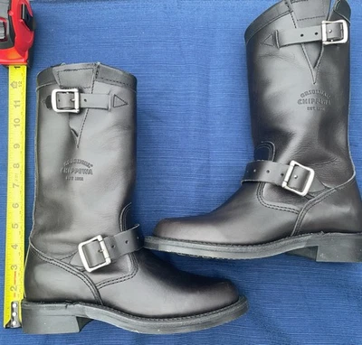 Botas de Ingeniero Chippewa Negras Mujer Talla 6 - 1901W14 - ¡Casi Nuevas! Foto 1 de 4