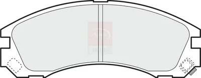 Brake Pads Set fits MITSUBISHI OUTLANDER Mk2, Mk3 2.2D Front 2006 on 4605A492 - Image 1 of 4