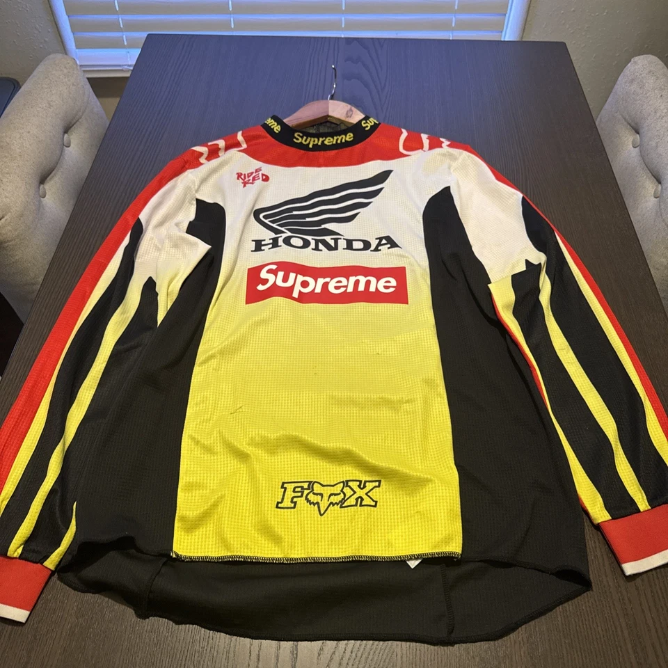 SUPREME x Honda x Fox Racing Jersey Men's Size M - Image 1 of 2