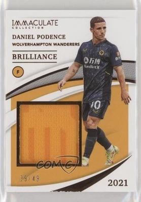 2021 Panini Immaculate Brilliance Premier League Bronze /49 Daniel Podence #B-DP - Image 1 of 2