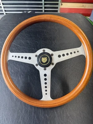 Volante Momo Super Indy Vintage 340 mm con ajuste de buje Jaguar XKE serie 1 Foto 1 de 4