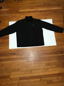 Lyft Ride Share App 1K Rides Herren Werbejacke schwarz Größe 2XL Full Zip - Bild 1 von 12