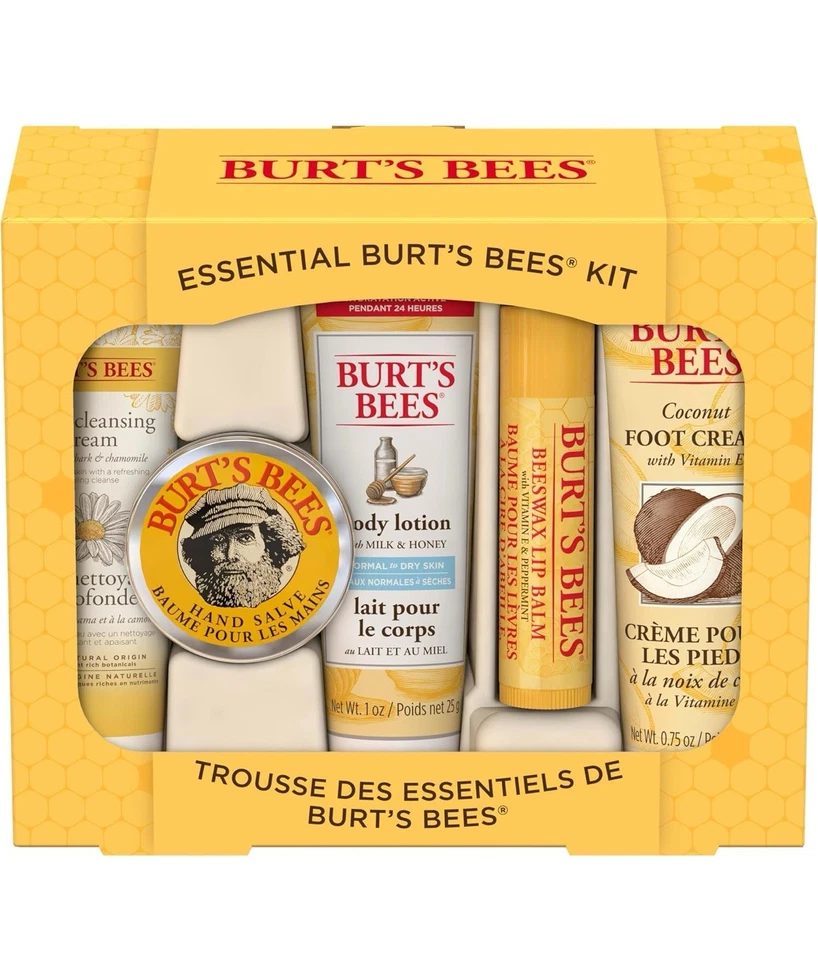 Juego de regalo esencial Burt's Bees, 5 productos de tamaño de viaje Foto 1 de 2