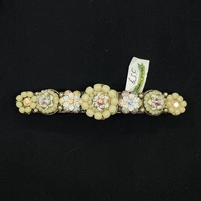 Михал Негрин романтические цветы ручной работы кристаллы заколка для волос сделано в Израиле - Изображение 1 из 4