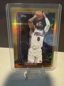 2025-26 Topps Gold #23 Paul George /50 Philadelphia 76ers - Picture 1 of 7