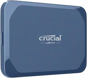 Crucial X10 2TB External Portable SSD Drive - Up to 2100MB/s, USB-C 2TB, Blue  - Picture 1 of 6