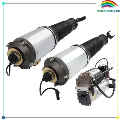 3pcs Front Air Suspension Shock & Compressor For Audi A8 Quattro S8 2002-2010 - Изображение 1 из 4