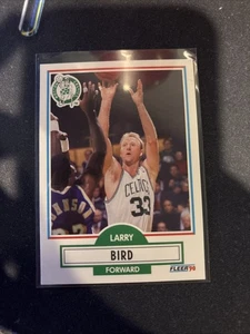 1990-91 Fleer #8b Larry Bird Boston Celtics No line - Bild 1 von 2