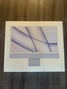 iMac 24 Purple 2021 Excellent Condition - Picture 1 of 8