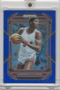 2023 Panini Prizm Draft Picks Hakeem Olajuwon Blue #/199 #80 Card - Picture 1 of 2
