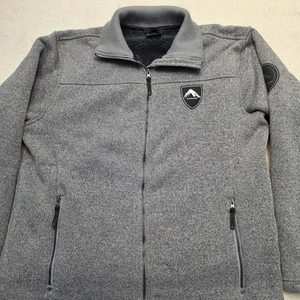 Dare 2b Men's XXL USA 46 Prevail Knit Sherpa Full Zip Sweater - Grey Marble - Picture 1 of 12