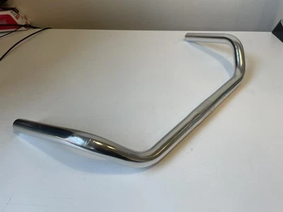 Manillar de banco izquierdo Velo naranja, 25,4 mm, diámetro de agarre de 23,8 mm, 490 mm, plateado Foto 1 de 4