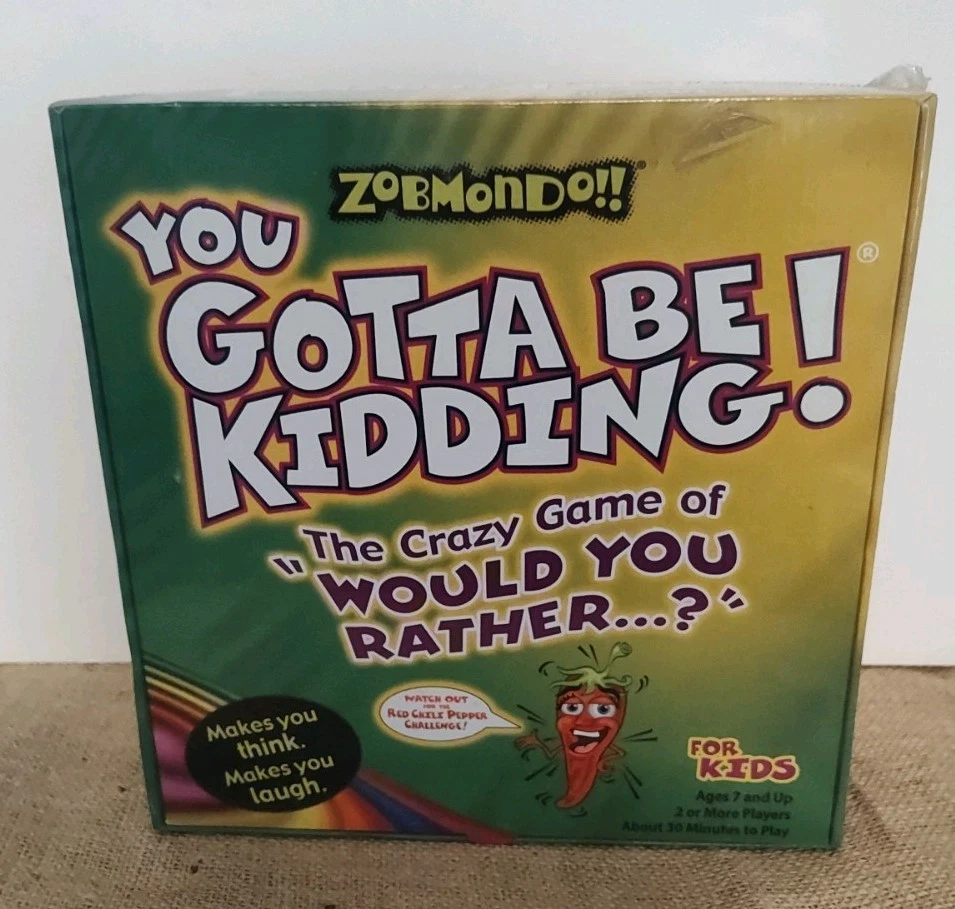 Zobmondo 2003 Would You RATHER...? Game Mind-Boggling Questions Sealed - Image 1 of 1